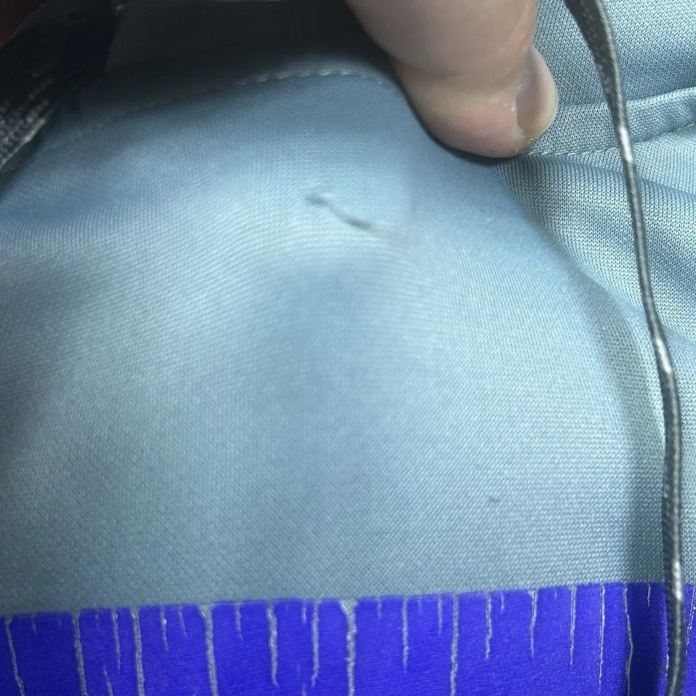 Patagonia Shop Sticker PolyCycle Hoody Hoodie Men's M Gray‎ *SPOTS/SCRATCH